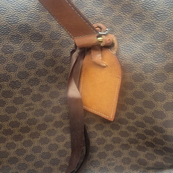 CELINE Women's Macadam Vintage Monogram Tote Bag M94 PVC Brown Good Condition - Picture 5 of 10